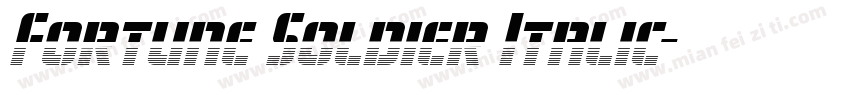 Fortune Soldier Italic字体转换